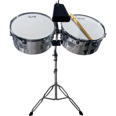 Timbales New Beat Lt-256cas Vaso Corto 14 Y 15 Pulgadas